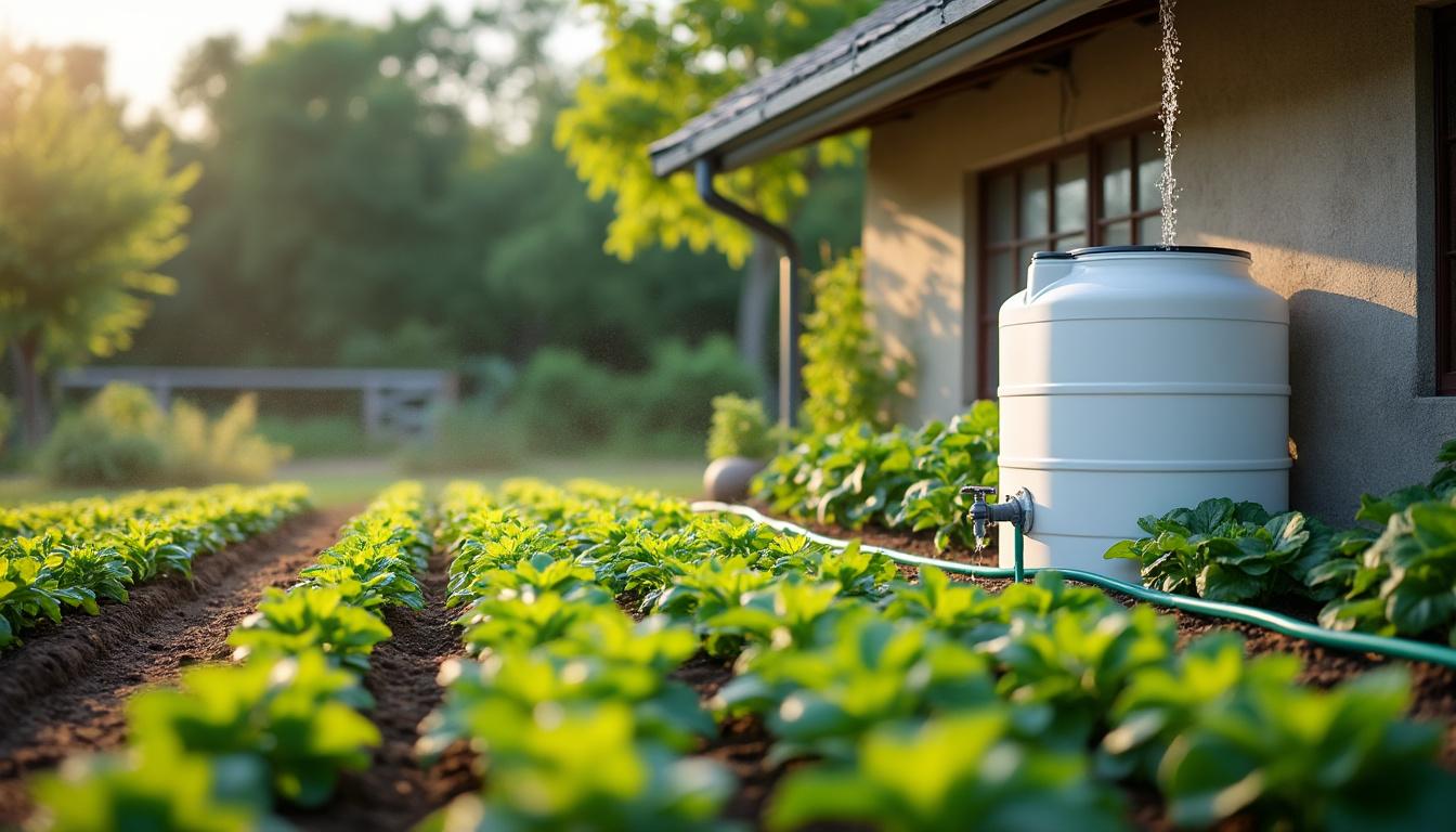 RĂ©cupĂ©ration dâeau de pluie au jardin : guide pratique pour sâĂ©quiper 2 dĂ©couvrez notre guide pratique pour installer un systĂšme de rĂ©cupĂ©ration dâeau de pluie au jardin. conseils, Ă©quipements et astuces pour Ă©conomiser lâeau et arroser vos plantes facilement.