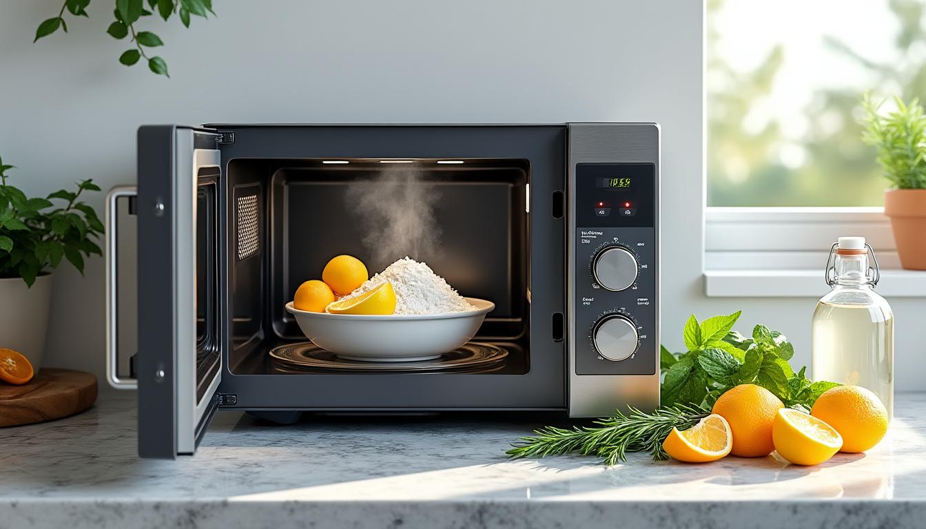 découvrez des astuces efficaces pour éliminer définitivement les mauvaises odeurs de votre micro-ondes et garder votre cuisine fraîche et propre.