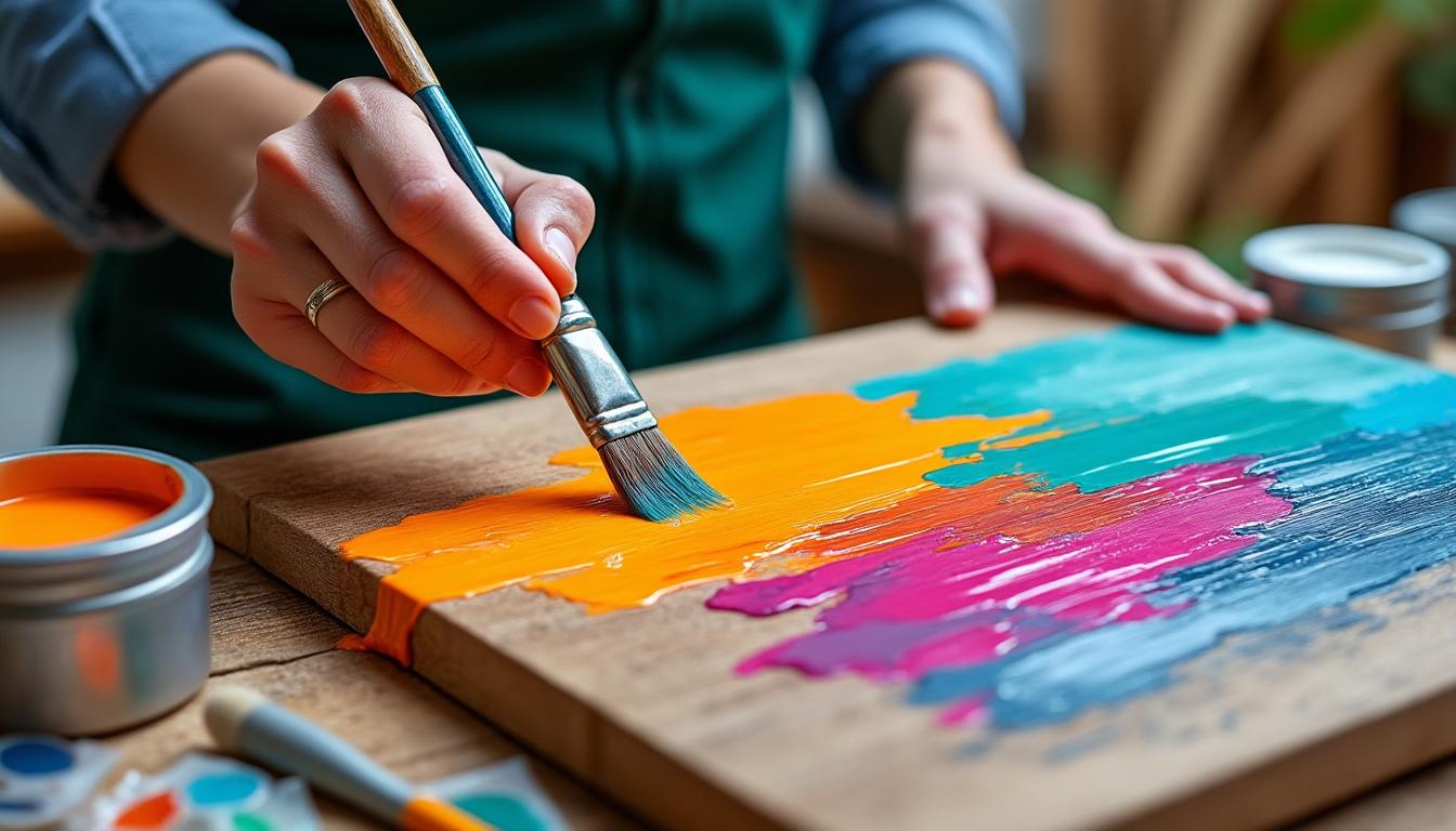 découvrez les meilleures astuces et méthodes pour réaliser des œuvres en peinture acrylique sur bois en 2026, alliant durabilité et éclat durable.