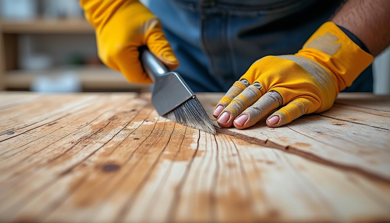 découvrez des techniques efficaces pour retirer la peinture du bois tout en préservant la surface, afin d'obtenir un résultat propre et sans dommage.