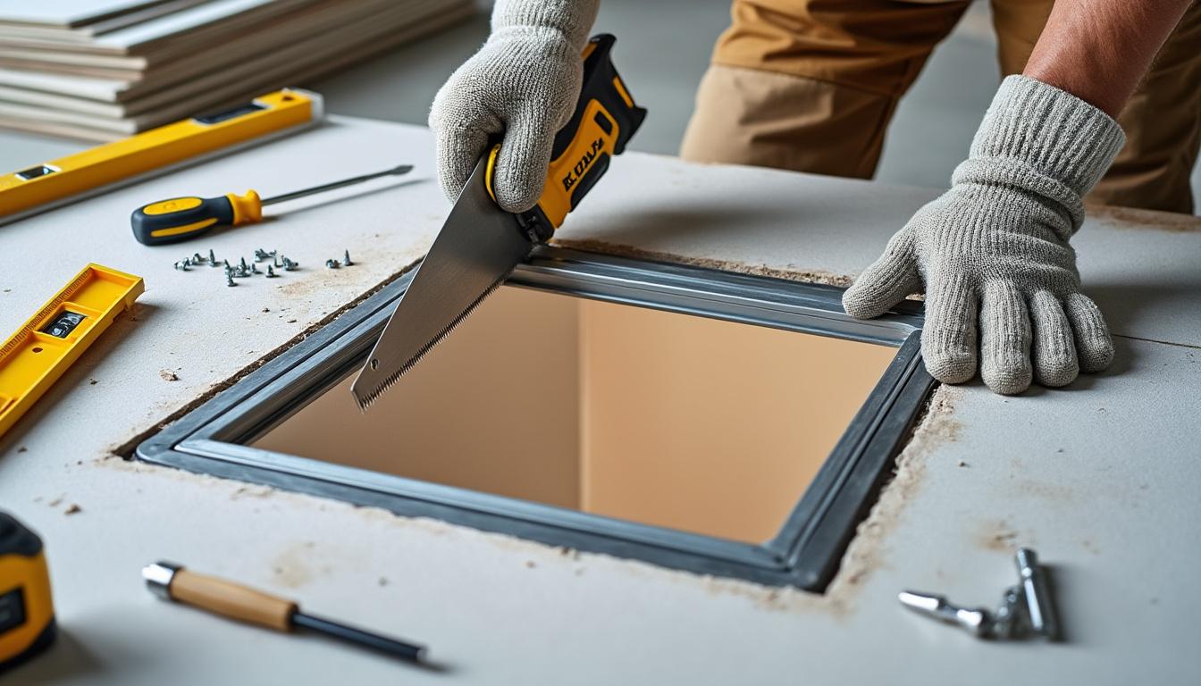 découvrez comment poser une trappe de visite dans du placo avec notre guide ultime 2026, étape par étape, pour une installation facile et réussie.