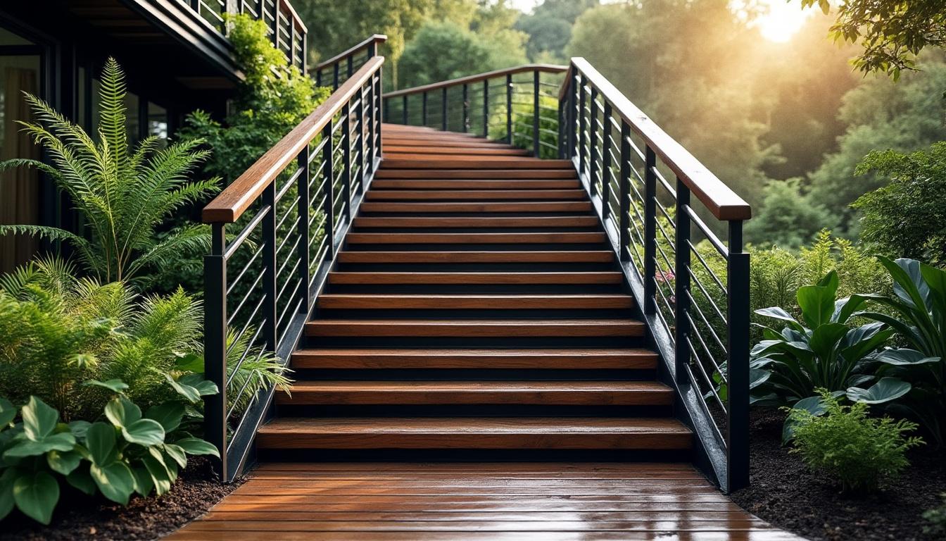 découvrez les conseils essentiels pour concevoir un escalier extérieur alliant sécurité et esthétique, afin d'aménager un espace extérieur pratique et élégant.