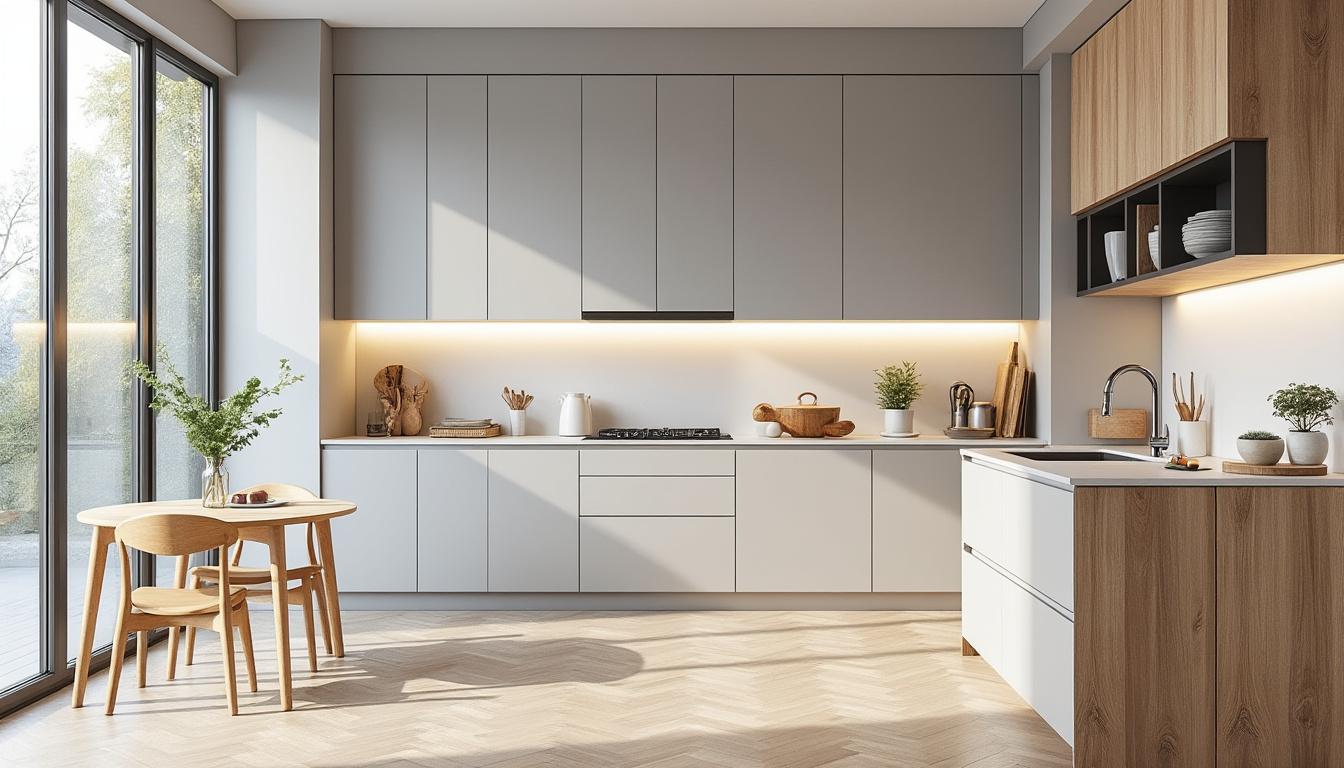 découvrez les teintes parfaites à associer au gris clair pour une cuisine ultra-tendance en 2026. conseils déco et idées pour un intérieur moderne et élégant.