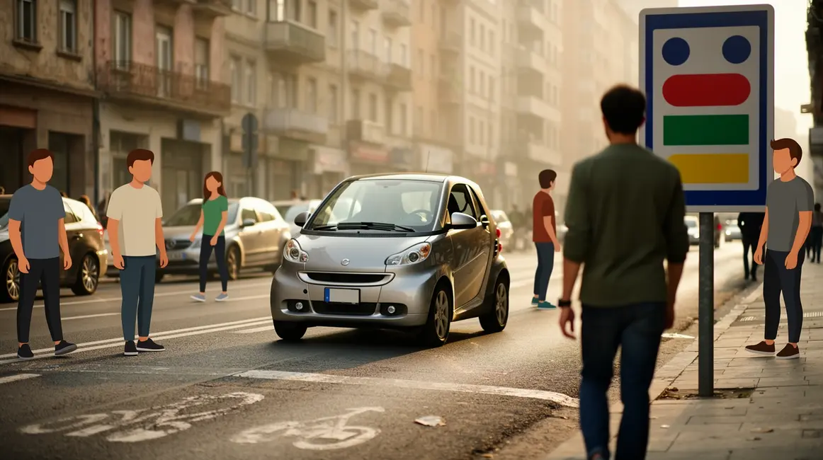 assurance auto jeune conducteur voiture petite route urbaine