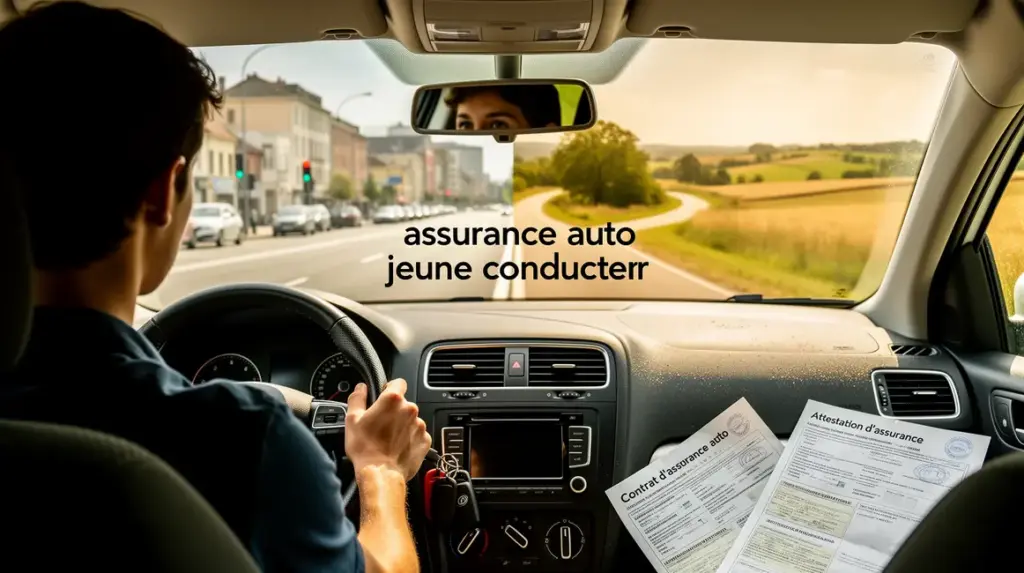 jeune conducteur volant assurance auto