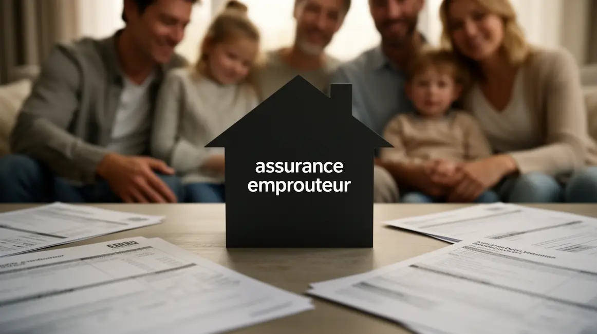 assurance emprunteur : plan d’action simple et réaliste 8 assurance emprunteur maison moderne photoréalisme