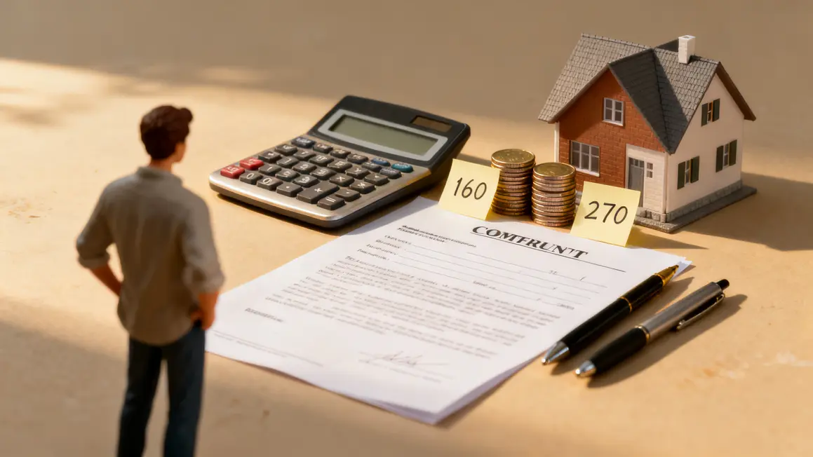 Tableau calculatrice maison miniaturisée budget assurance habitation pas chère