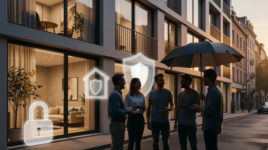 assurance habitation silhouettes locataires protection