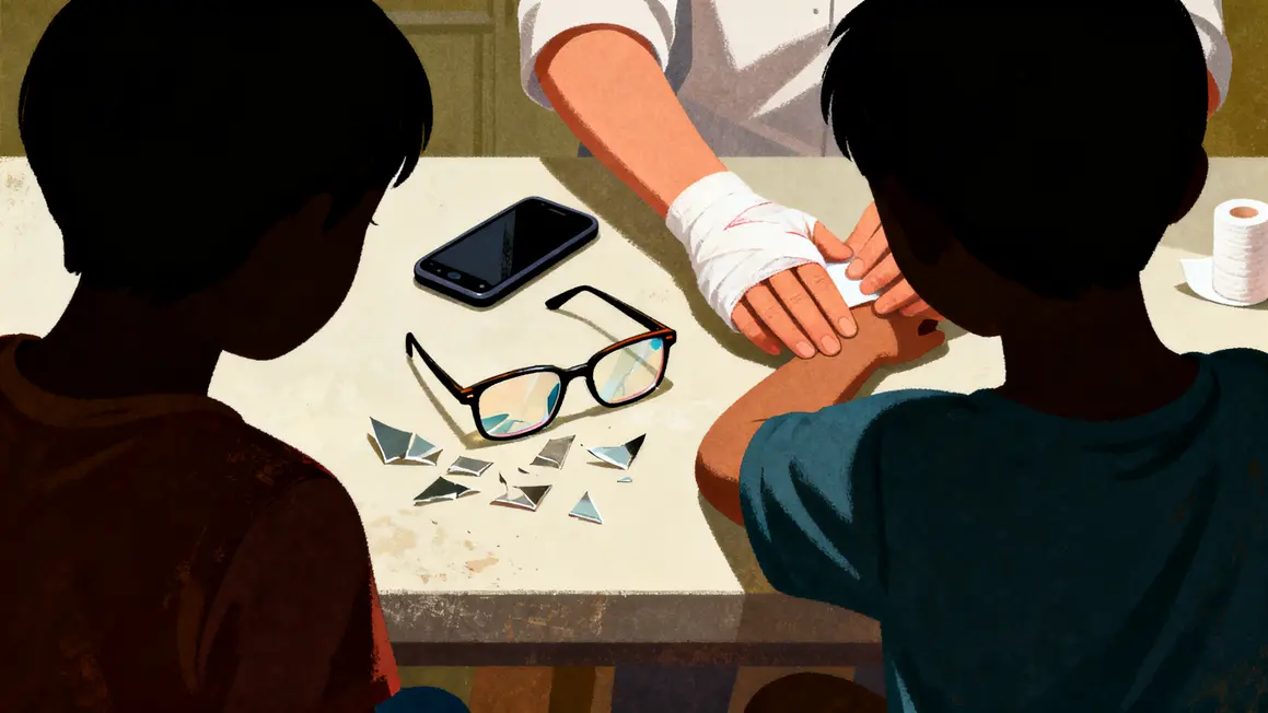 assurance scolaire : guide débutant sans jargon en petit budget 2 assurance scolaire enfants lunettes cassées pansement
