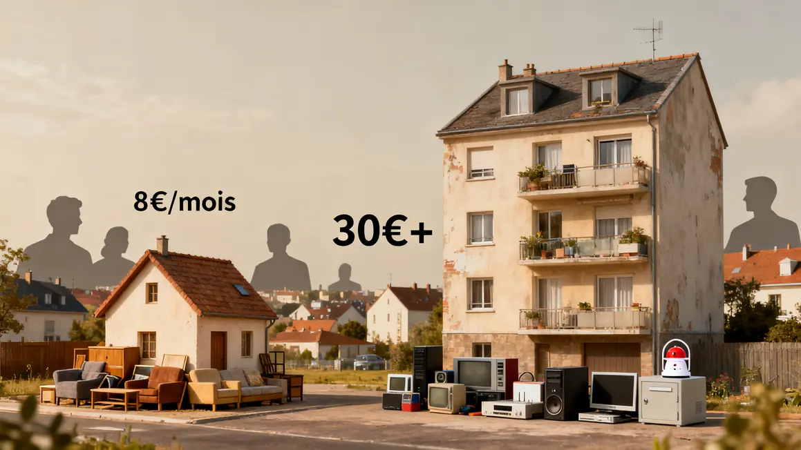 Infographie prix assurance habitation maison appartement
