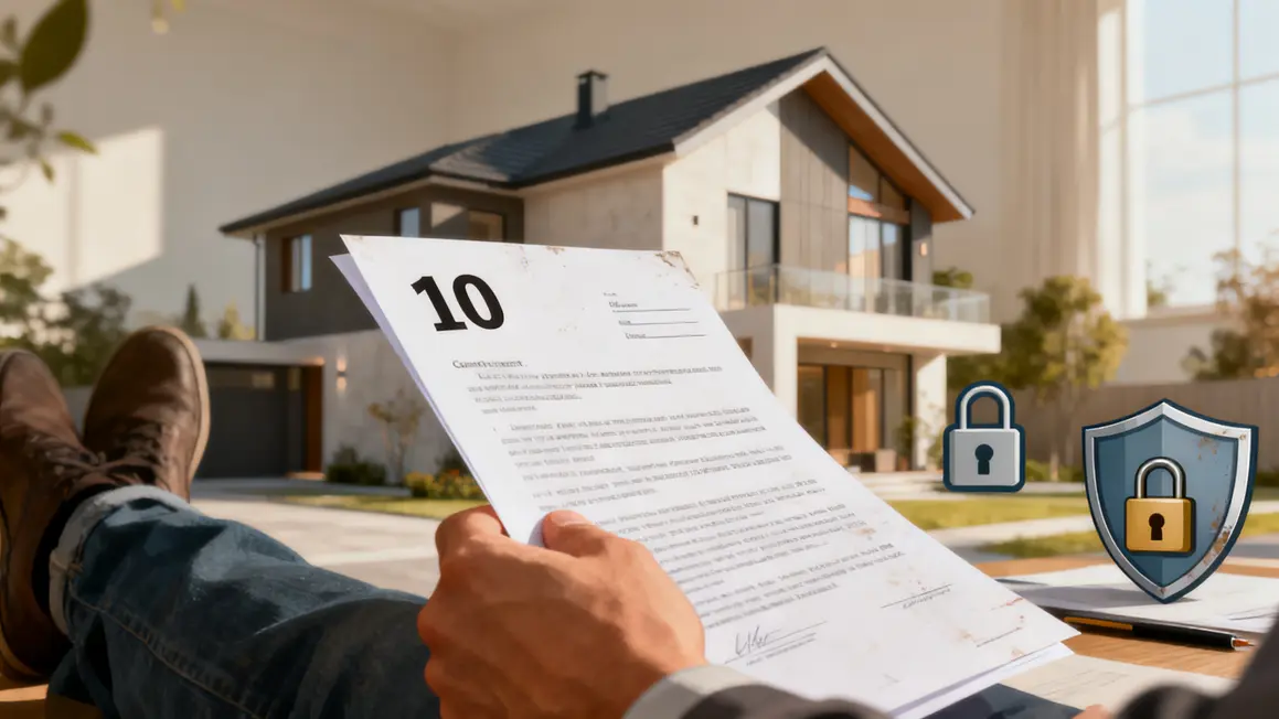 Main contrat assurance décennale maison