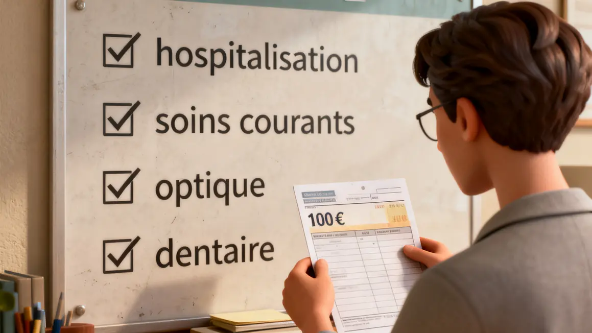 complémentaire santé : bonnes pratiques pour un résultat durable en petit budget 3 tableau garanties complementaire sante budget