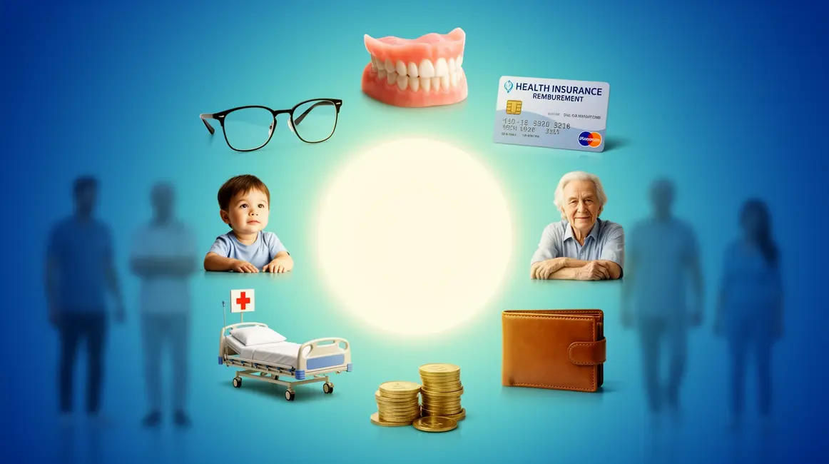mutuelle sante cercle pictogrammes optique dentaire hospitalisation budget