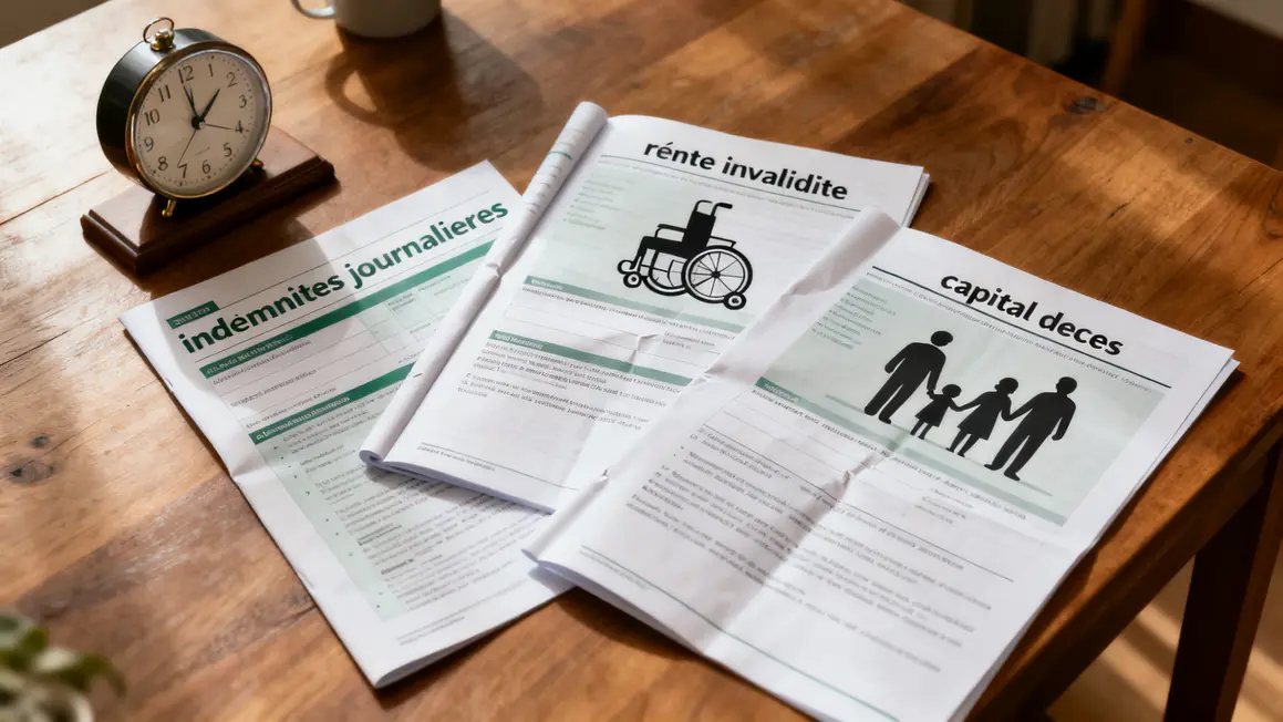prévoyance indépendant : checklist avant de se lancer en petit budget 2 documents piles prevoyance independant indemnites invalidite deces