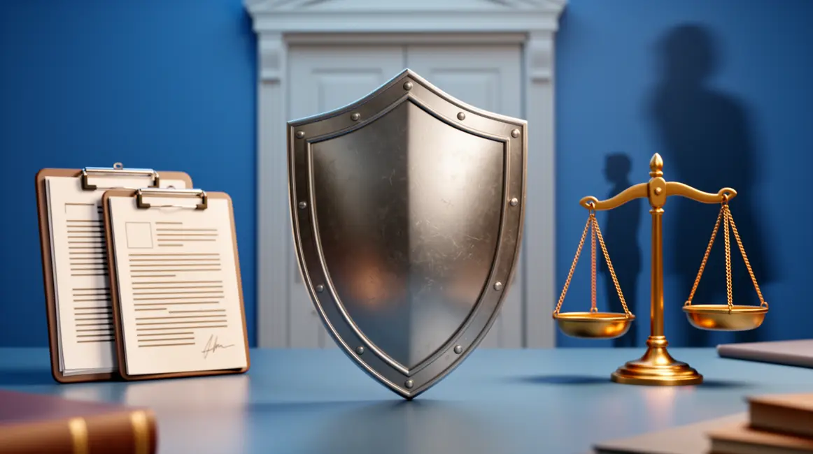 bouclier protection juridique symboles justice