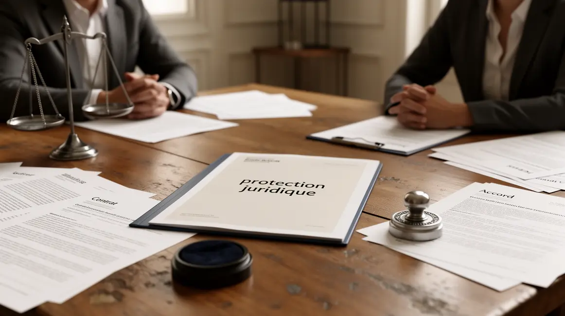 Bien choisir protection juridique : méthode simple et fiable en petit budget 21 protection juridique bureau mediation documents balance justice