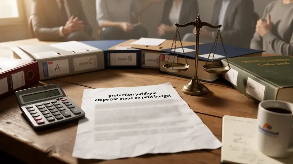 table protection juridique petit budget dossiers balance