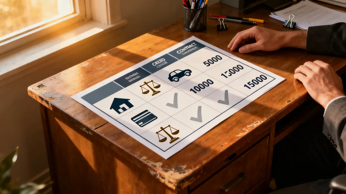 protection juridique : critères de choix vraiment utiles en petit budget 3 tableau comparatif réaliste protections juridiques sur bureau