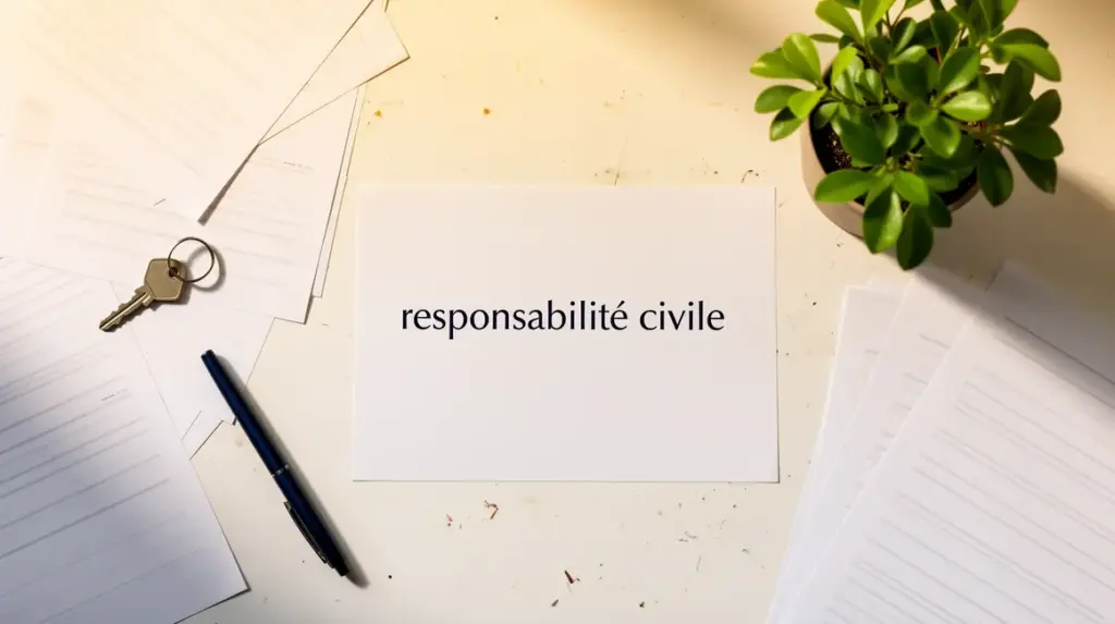 illustration bureau professionnel mot responsabilité civile
