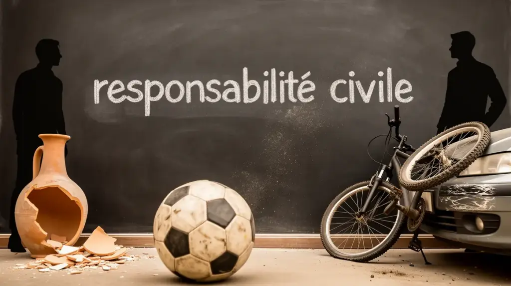 responsabilite civile illustration objects du quotidien