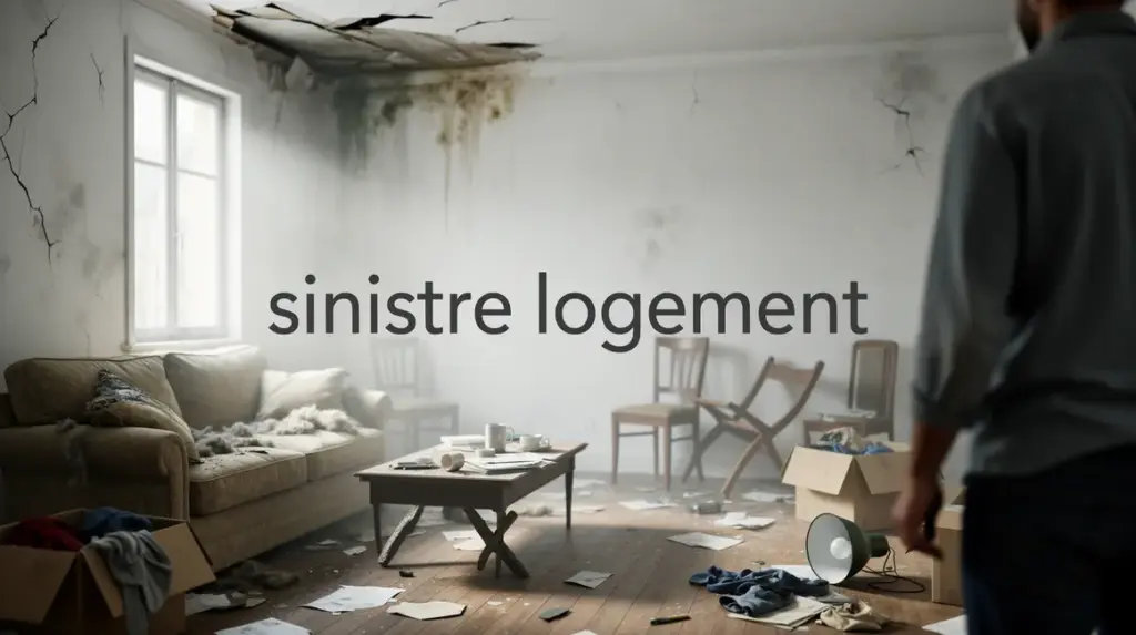 sinistre logement photo appartement degats meubles