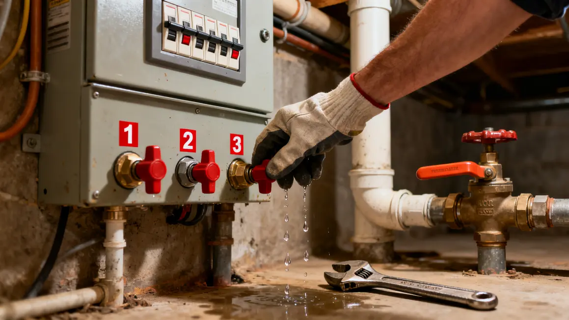 sinistre logement coupure eau gaz electricité