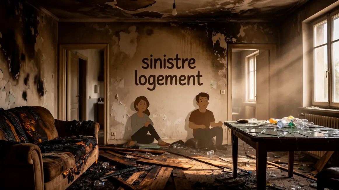 sinistre logement : avantages, limites et alternatives en petit budget 35 Appartement endommagé par sinistre logement