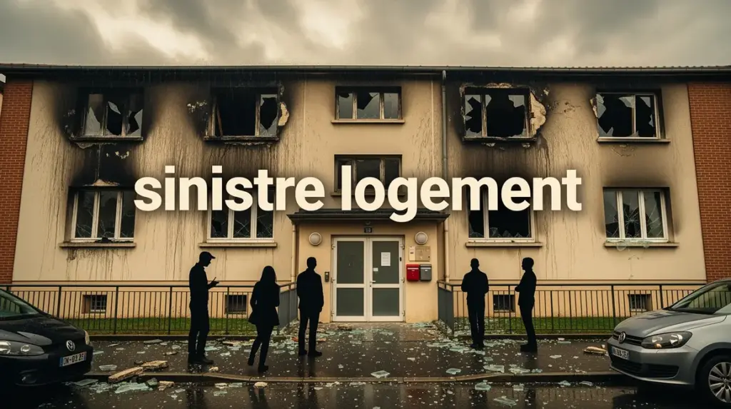 sinistre logement immeuble degats pluie incendie vitres brisees