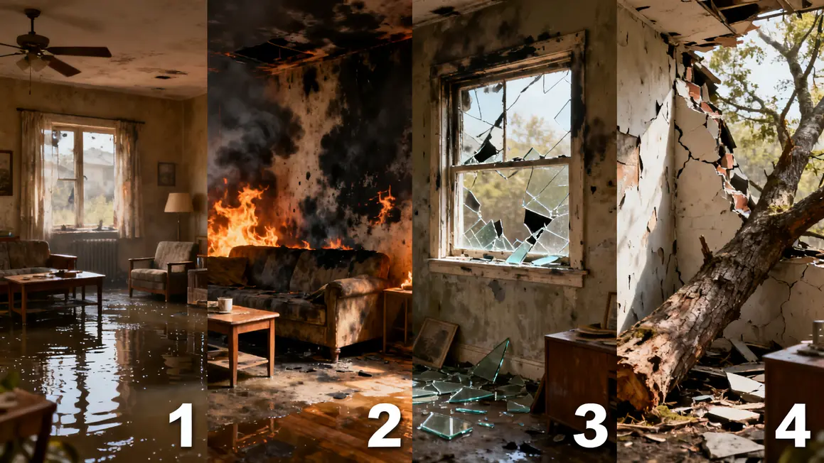 sinistre logement : bonnes pratiques pour un résultat durable 2 sinistre logement types degats inondation incendie effraction catastrophe
