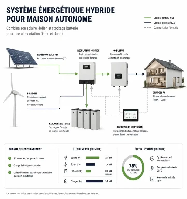 Constructeur de maison autonome : 4 critères techniques pour garantir votre indépendance énergétique 3 Système de production d'énergie pour constructeur maison autonome