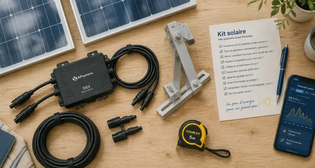 Picardie solaire : kit photovoltaïque 860 880 ou 1 452 W